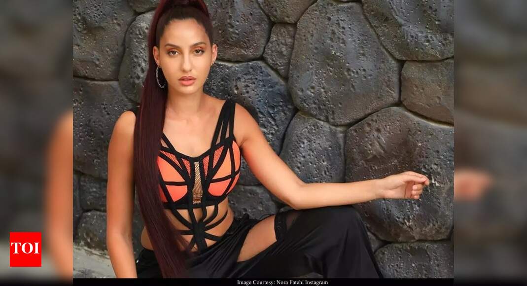 Watch video: nora fatehi's latest post is sure to leave you in splits as she aces the don't leave me challenge like a professional | hindi movie news 