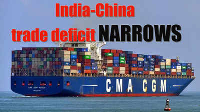 India's trade deficit with China narrows slightly to $48.7 billion