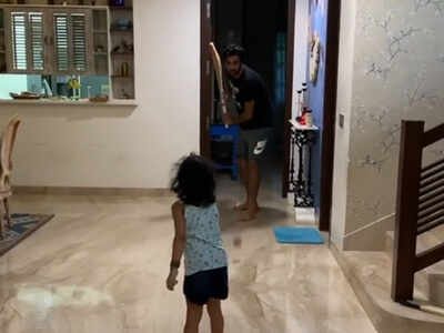 Catch them young: Ashwin's daughter gives him 'throwdowns' | Cricket ...