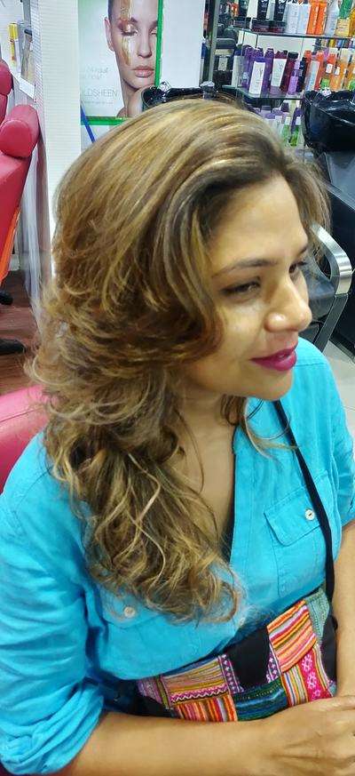 Sudiptaa Chakraborty gets her hair styled after three months