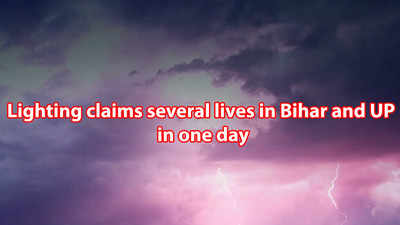 Shocking: Lightning claims several lives in Bihar and UP in one day