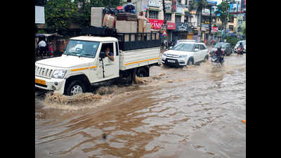 Guwahati: 45mm of rainfall leaves city areas in waist-deep water