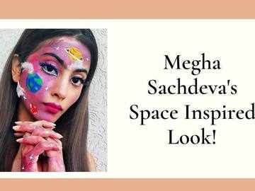 Megha Sachdeva's 'Space Explosion' Makeup Look!