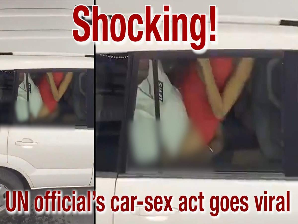 UN sex scandal Official filmed with alleged sex worker in back of car, video goes viral International