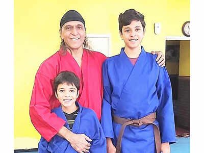 Babu Antony celebrates his son's birthday
