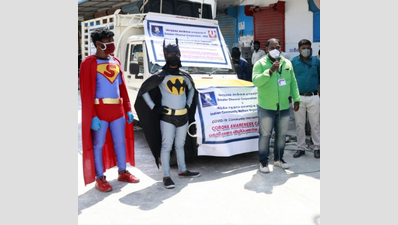 Coronavirus in Chennai: When Superman wore a mask