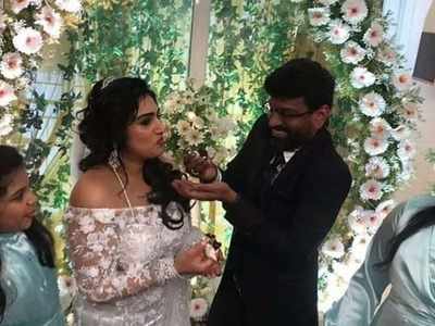Bigg Boss Tamil fame Vanitha Vijaykumar gets married to Peter Paul; See pics