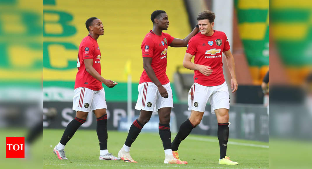 Harry Maguire Sends Manchester United Into Fa Cup Semi Finals Football News Times Of India