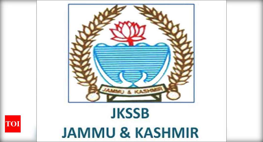 JKSSB recruitment 2020 Apply online for 8575 ClassIV posts Times of