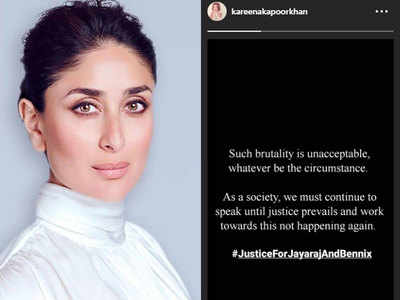 #JusticeForJayarajAndBennix: Kareena Kapoor Khan says society must ‘work towards this not happening again’
