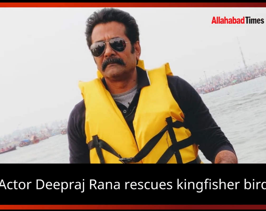 
Actor Deepraj Rana rescues kingfisher bird
