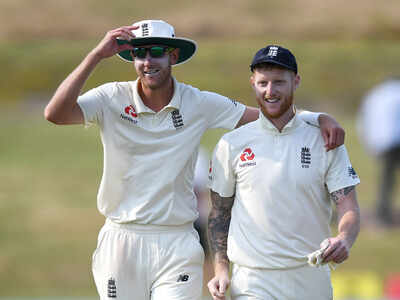 Stuart Broad and Ben Stokes. (Photo credit: Gareth Copley/Getty Images)