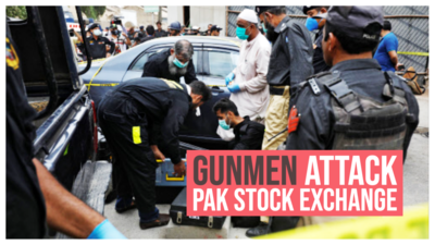Karachi: Gunmen open fire at Pak stock exchange
