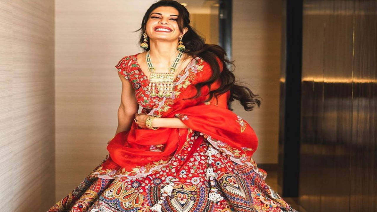 Jacqueline fernandez outlet in lehenga choli