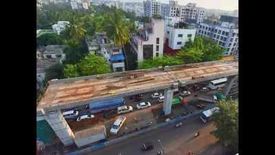 Metro viaduct work on two priority stretches pending