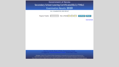 How to check Kerala SSLC result 2020 online?