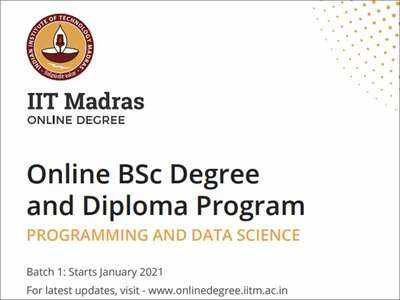 IIT Madras launches India’s first online BSc degree in programming and data science