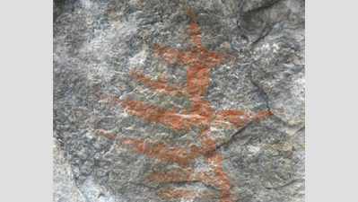Prehistoric rock arts discovered in Tiruvannamalai cavern