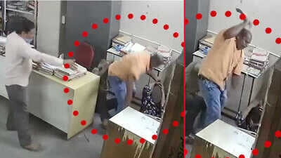 Shocking: Man beats up differently abled woman in Andhra Pradesh