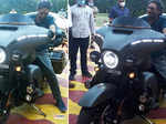 Pictures of Chief Justice of India Sharad Arvind Bobde on Harley Davidson superbike go viral…