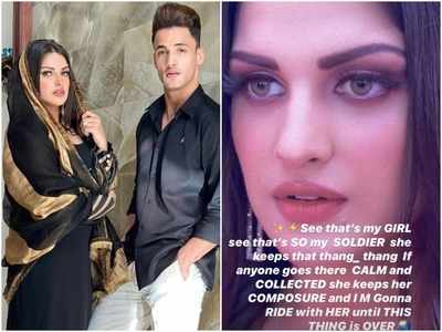 Asim Riaz showers praises on girlfriend Himanshi Khurana by dedicating a song to her; says 'that's my girl'