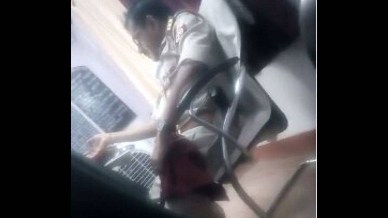 UP Police Officer Suspended UP cop masturbates in front of women at police station, video goes viral Lucknow News photo