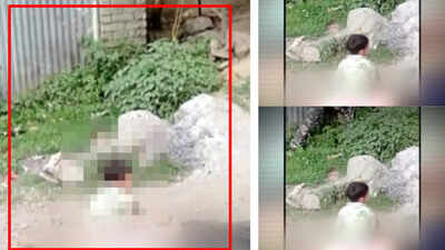 Heartbreaking: Child weeps over body of grandfather killed in cross-firing in Kashmir