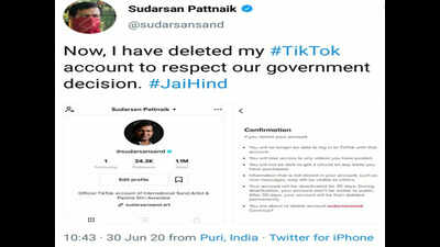 Odisha: Celebrities delete TikTok accounts, desi app Chingari ...