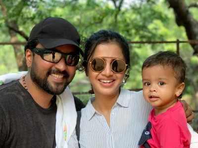 Anjana Rangan and Chandramouli celebrate son Rudraksh’s birthday amid lockdown