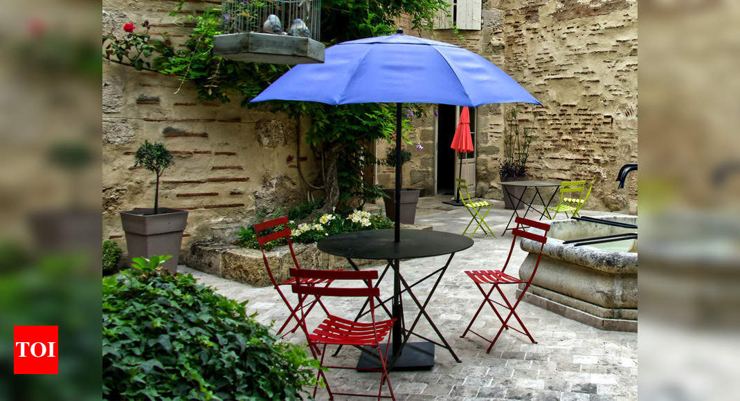 Patio Umbrellas Create A Relaxing, Indian Garden Company Umbrella
