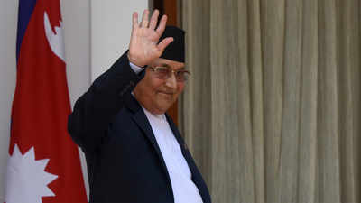 Nepal PM KP Sharma Oli visits Sheetal Niwas to meet President Bhandari
