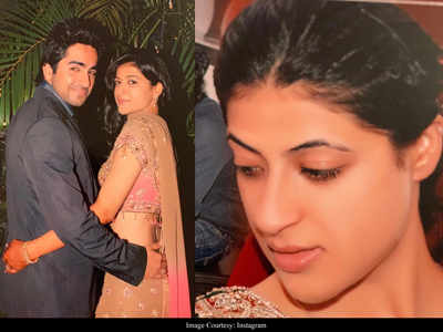 Ayushmann Khurrana is in awe of wife Tahira’s throwback photos from their mehendi ceremony in 2008