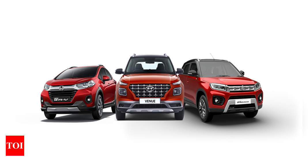 Honda Wr V Honda Wr V Vs Maruti Suzuki Vitara Brezza Vs Hyundai Venue Price And Performance Times Of India