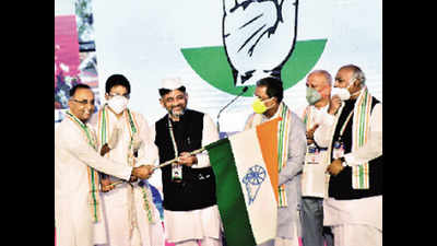 DK Shivakumar takes charge, promises to bring Congress back to power in Karnataka