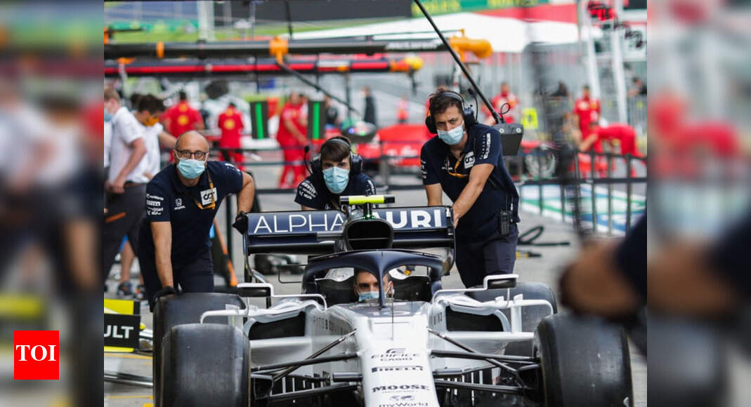 Bubble wrapped: Formula One's masked men keep their distance | Racing ...
