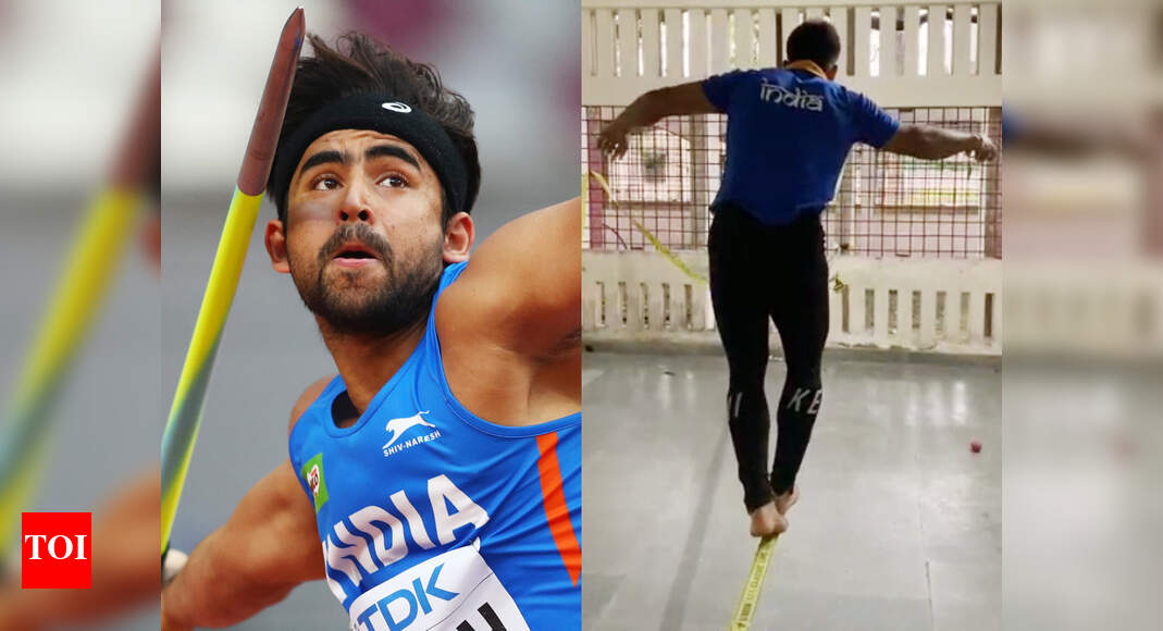 Olympicbound javelin thrower Shivpal Singh takes the slackline route