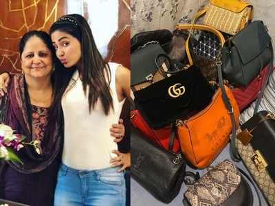 Hina Khan's mom scolds her for not taking care of her expensive bags; the actress gives a peek into her collection