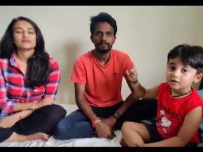 Watch: Son Avishkar follows dad Kirik Keerthi's footstep