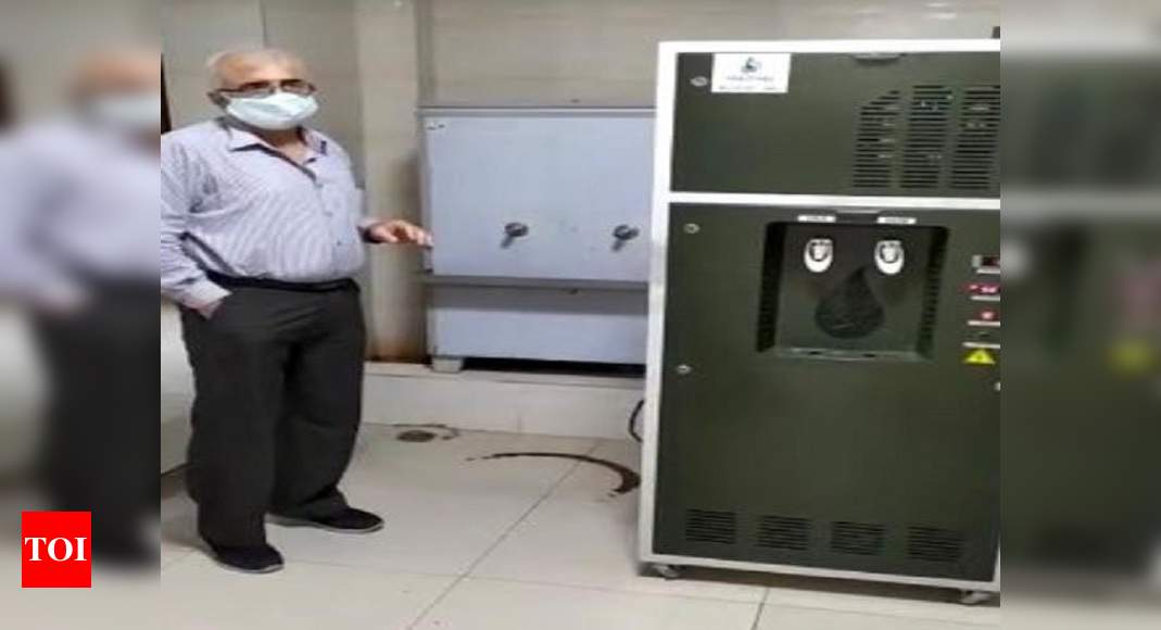 Prayagraj: NCR installs air-to-water generating unit - Times of India