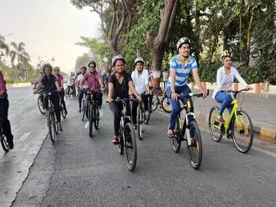 Mumbai Cycle Chala City Bacha campaign to push bicycles for