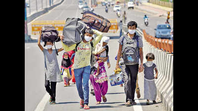 Migrants return, but face hunger again in Delhi