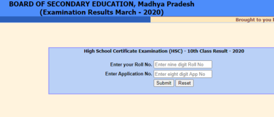 MP Board HSC (10th) result declared, 62.84% pass