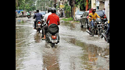 40.4mm of rain floods several localities in Patna