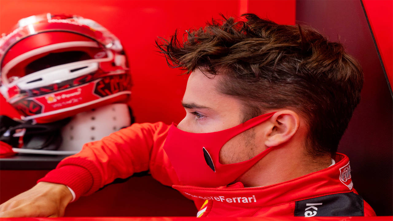 Leclerc says Ferrari 'struggling like crazy with their car