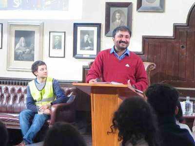 Education key to solving all pressing problems, Anand Kumar tells Cambridge varsity students