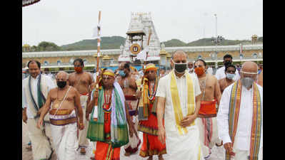 Andhra Pradesh: TTD pontiffs embark on 'Chaturmasya Diksha' at Tirumala