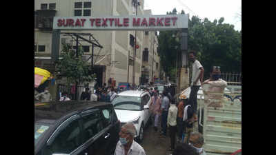 Four textile markets shut on Ring Road due to rise in Covid-19 cases in Surat