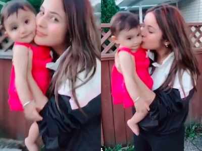 Bigg Boss 13's Shehnaaz Gill playing with a little baby girl is too cute for words; watch the throwback video
