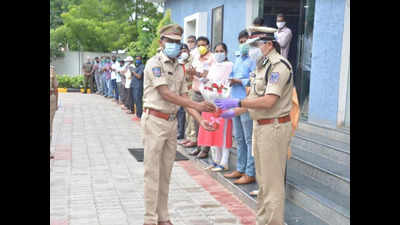 Telangana: Seven cops join duty after fighting corona in Rachakonda