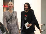 Keanu Reeves and girlfriend Alexandra Grant enjoy dinner with 'Matrix 4' co-stars